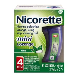 Nicorette Nicotine Lozenge is one of the nicotine replacement therapies and is a tablet specially formulated with nicotine.