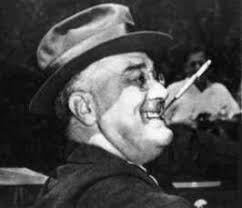 President Roosevelt smoked